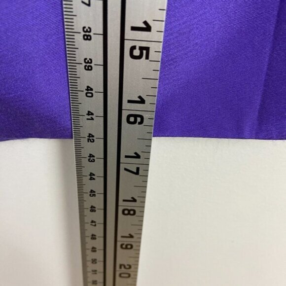 Ted Baker Silk‎ Purple Colour Block Mini Skirt Elbert Navy Blue Size XS or TB 1 - Picture 11 of 12